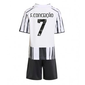 Juventus Francisco Conceicao #7 Kotipaita Lapsille 2025-26 Lyhythihainen (+ shortsit)